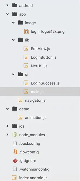 react-native 完整实现登录功能的示例代码