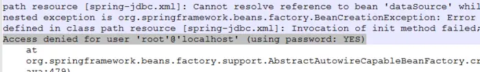 Web项目打成war包部署到tomcat时报MySQL Access denied for user ''root''@''localhost'