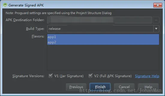 Android Studio 一个工程打包多个不同包名的APK实例详解