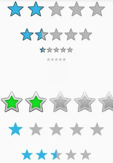 Android开发中使用RatingBar UI控件实现一个星星评分功能