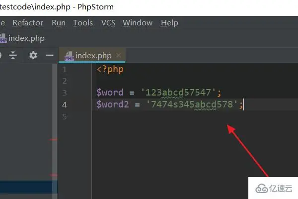 phpstorm批量替换的示例