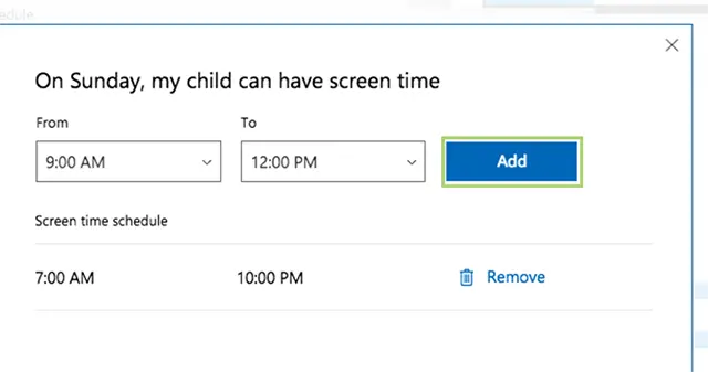 怎么在Windows 10 PC上为孩子设置屏幕时间