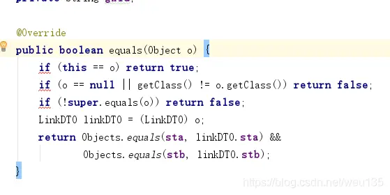 如何解决idea中默认equals和hashcode引起的bug