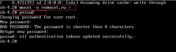 CentOS7 忘了root密码的解决办法