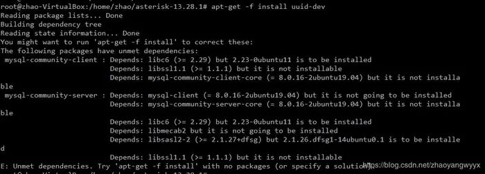 Ubuntu sudo apt-get install 安装错误