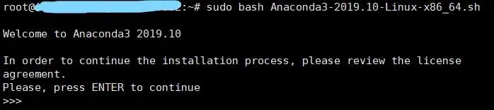 Linux云服务器安装Anaconda