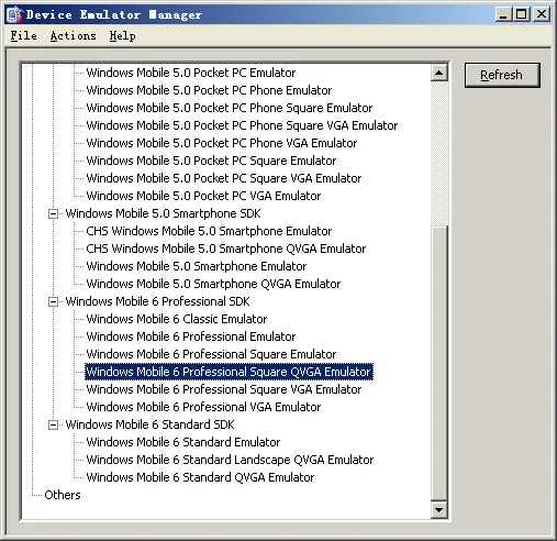 Windows Mobile 6 SDK 中的 Device Emulator 2.0