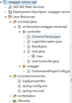 Spring MVC中使用Swagger生成API文档和完整项目示例Demo，swagger-server-api