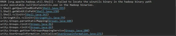关于【 Failed to locate the winutils binary in the hadoop binary path java.io.IOException】的错误小解