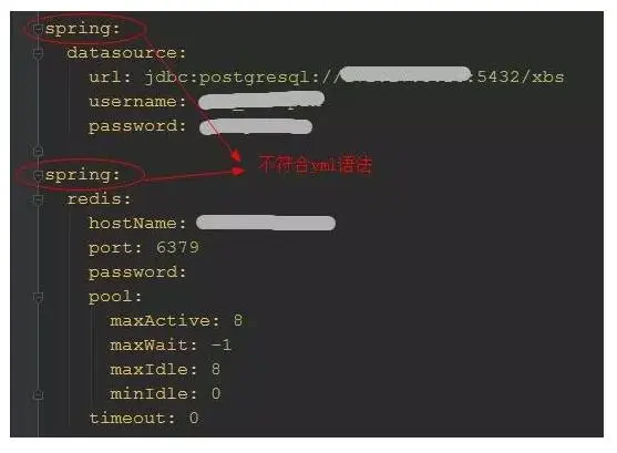 yml配置文件读取出错：org.yaml.snakeyaml.parser.ParserException: while parsing a block mapping in 'reader'