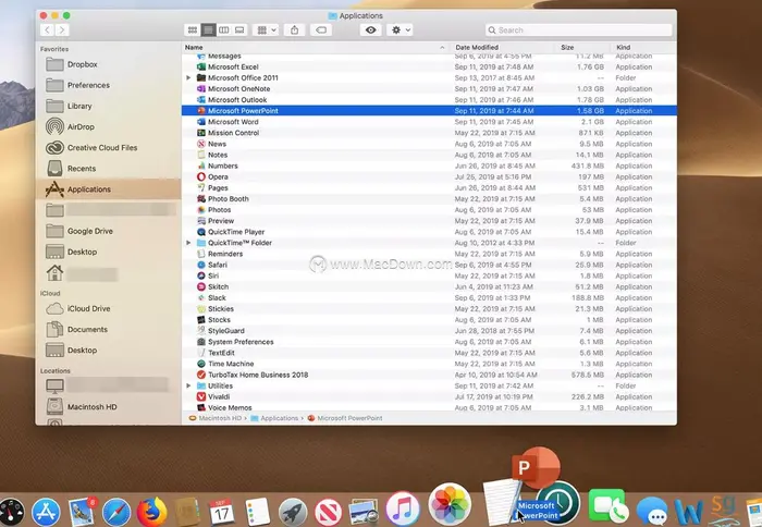 如何将应用程序添加到Mac 的Dock