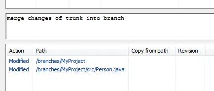 svn分支开发与主干合并(branch & merge)