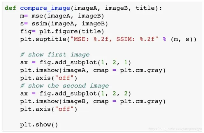 使用Opencv构建一个简单的图像相似检测器（MSE、SSIM）