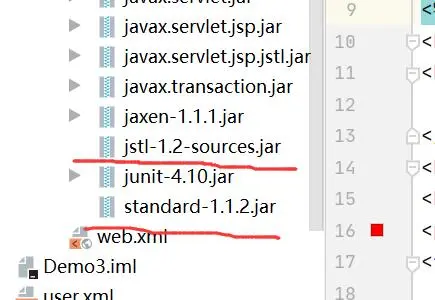 jsp开发中关于导入jar包确无法解析对应代码的问题