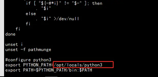 linux（centos7）配置python3环境变量