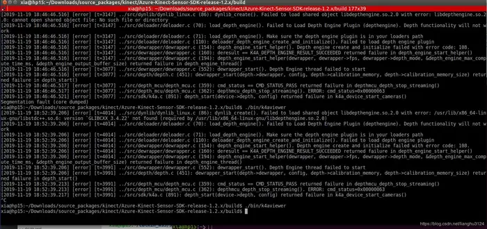 kinect azure ubuntu16.04 ros kinetic 安装过程