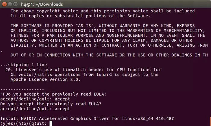 Ubuntu下安装CUDA10.0