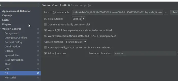 解决IDEA的"Cannot run program "git.exe": CreateProcess error=2, 系统找不到指定的文件"错误