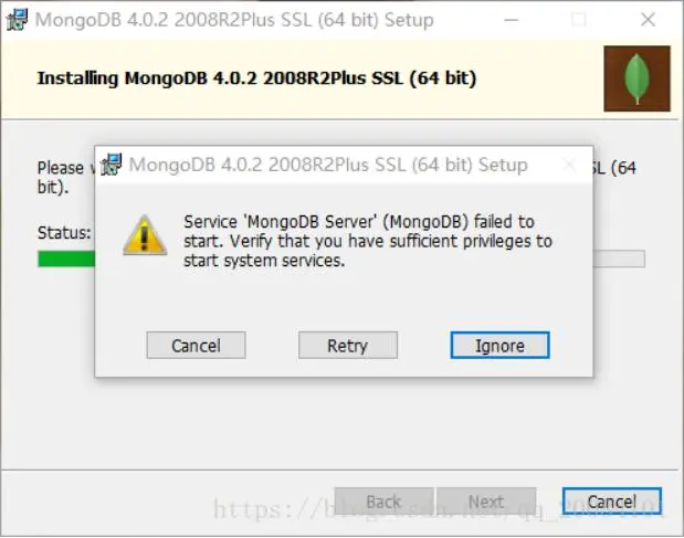 Windows10安装配置 MongoDB 4.2.8