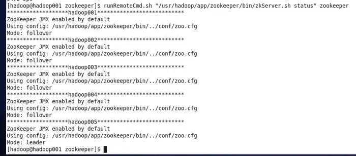 基于hadoop2.6.5搭建5个节点的分布式集群—（六）安装Zookeeper