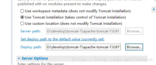 在eclipse中启动Tomcat但是不能打开网页
