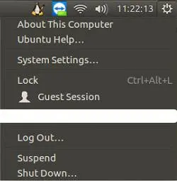 ubuntu 16.04 desktop + server LTS - Lock and Log Out - 锁定屏幕和注销