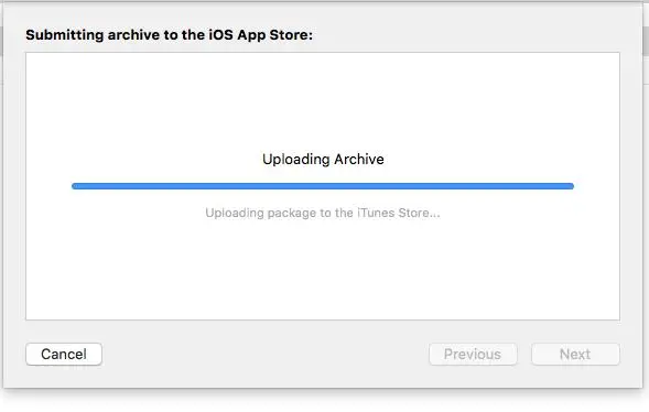 IOS打包app到appstore，一直在Authenticating with the iTunes Store...状态的解决办法