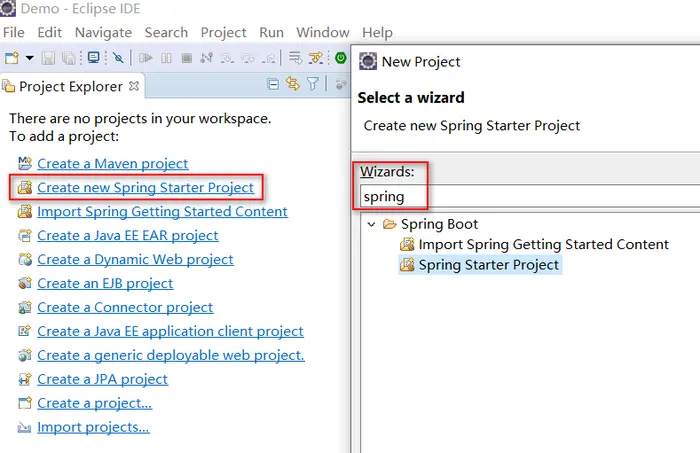 Eclipse 安装spring-tool-suite教程，并创建一个新的springboot项目