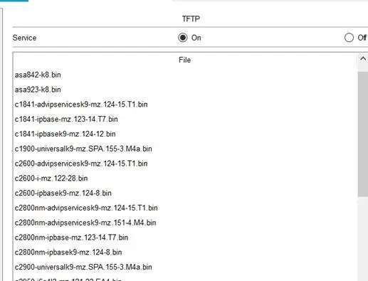 配置交换机的远程登录及配置备份到TFTP服务器和从TFTP服务器恢复配置