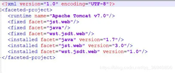 关于 Target runtime Apache Tomcat v7.0 is not defined 错误的解决方法