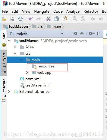 idea新建maven项目没有resource文件夹以及无法创建Java类的解决方法
