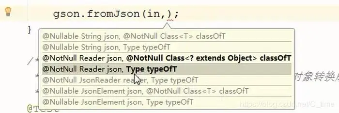Java基础之JsonReader解析Json数组 196 JsonReader解析复杂Json文件 197 生成JSON数据与GSON工具的使用 198