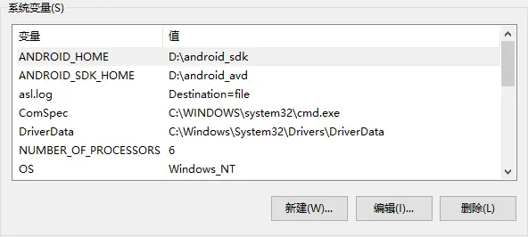 解决Emulator: PANIC: Cannot find AVD system path. Please define ANDROID_SDK_ROOT问题