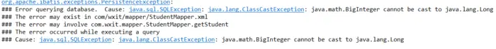 关于JDBC连接mySql报错java.math.BigInteger cannot be cast to java.lang.Long的问题解决