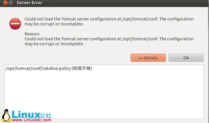 Could not load the Tomcat server configuration at \Servers\Tomcat v7.0 Server at localhost-config.