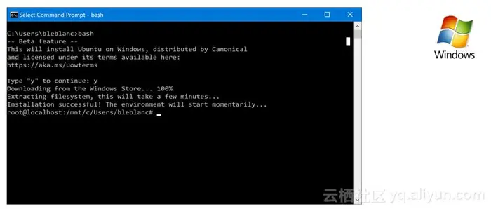 开发者福音：Windows 10 预览版开始支持 Linux 命令行