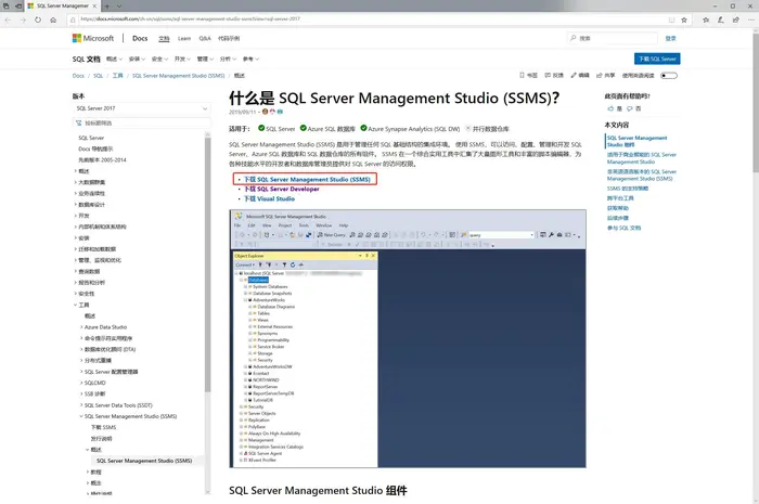 Microsoft SQL Server Management Studio && SQL Server