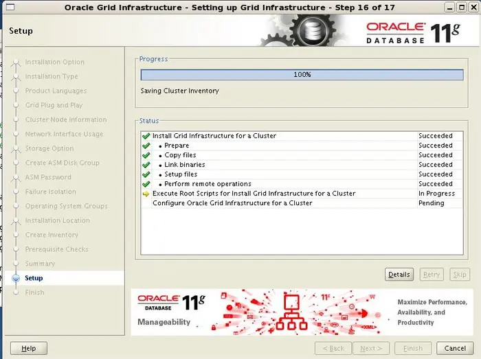 牛刀小试Oracle之ORACLE 11GR2 RAC安装配置--GI安装配置(二)