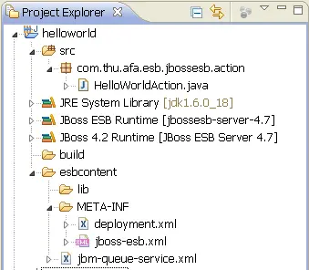 JBoss ESB学习笔记2——第一个ESB应用Hello World