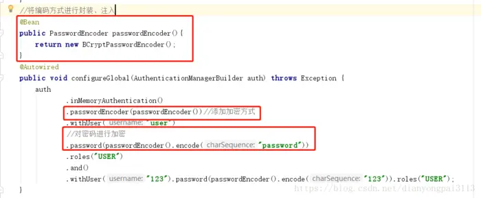 There is no PasswordEncoder mapped for the id "null" || Encoded password does not look like BCryp
