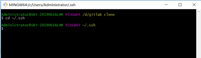 Gitlab——(四) 配置SSH免密登录