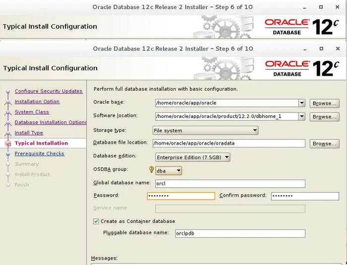 在Redhat 7.2上安装Oracle 12c
