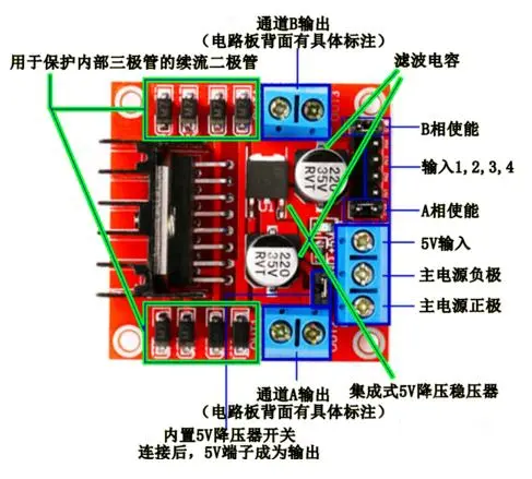 L298N驱动电机的方法，模拟电路设计，非门电路搭建，三极管的类型区分PNP和NPN的区别以及对应的型号