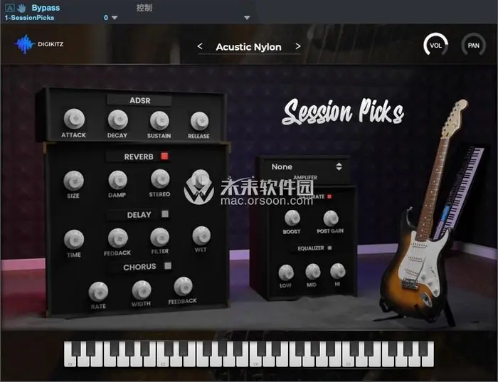 Session Picks虚拟吉他乐器