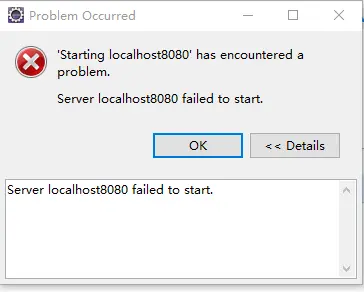 Tomcat启动报错解决之 Server Tomcat v8.5 Server at localhost failed to start.