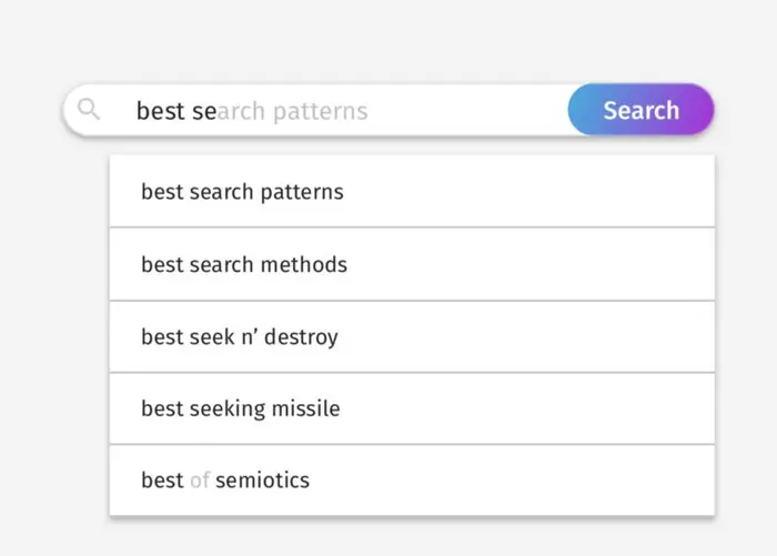 如何设计出正确的搜索模式？