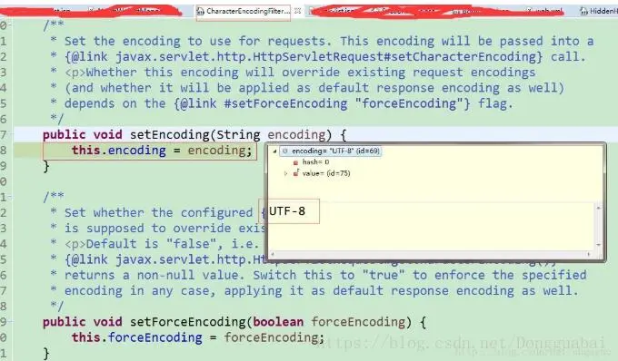 web.xml中配置CharacterEncodingFilter编码过滤器的原理