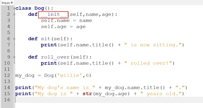 Python中“ Dog() takes no arguments “问题的解决方案