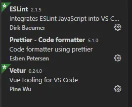 一套流程教你完成基于vue脚手架的vscode代码规范(vetur+eslint+prettier)配置