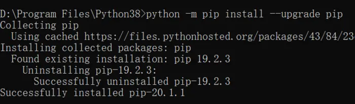 pip‘ 不是内部或外部命令，也不是可运行的程序或批处理文件&&安装pip最简便的方法